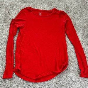 Aerie Bright Red soft long sleeve